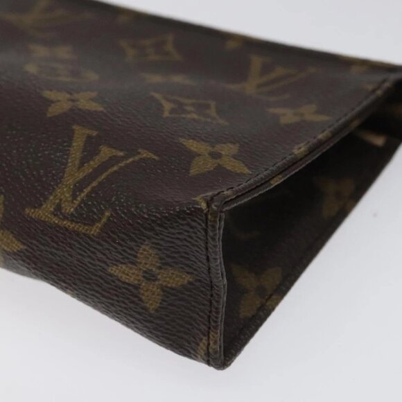 LOUIS VUITTON Monogram Poche Toilette 15 Pouch M47546 LV Auth th5656 - Picture 5 of 16